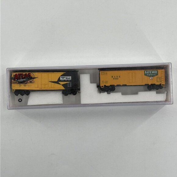 Atlas Safeway Foods Box Car NADX 6499 CE COMPARTMENTIZER EQUIPPED TLCX (2) Box N - Picture 12 of 13